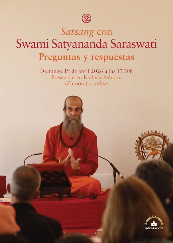 Satsang con Swami Satyananda Saraswati el 19 de abril del 2026